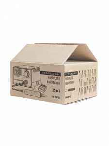 Набор для выжигания по дереву 25 в 1 с подставкой Помощник PM-INP42